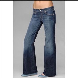 7 for all Mankind Flare Bootcut Jeans 7famk SZ 27
